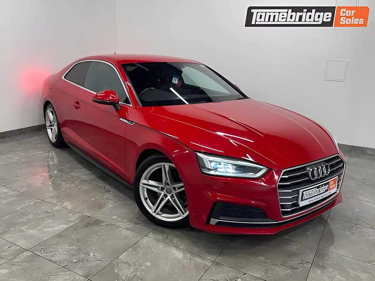 Used 2017 Audi A5 S Line Red - Front View