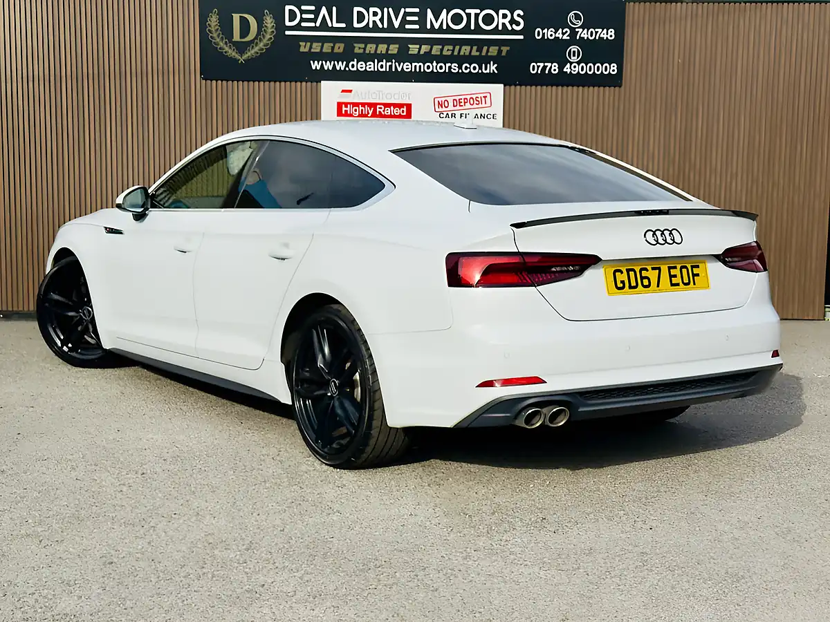 Used 2017 Audi A5 S Line Sportback White - Interior and Exterior details 5