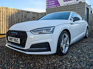 Used 2017 Audi A5 S Line White - Interior and Exterior details 11