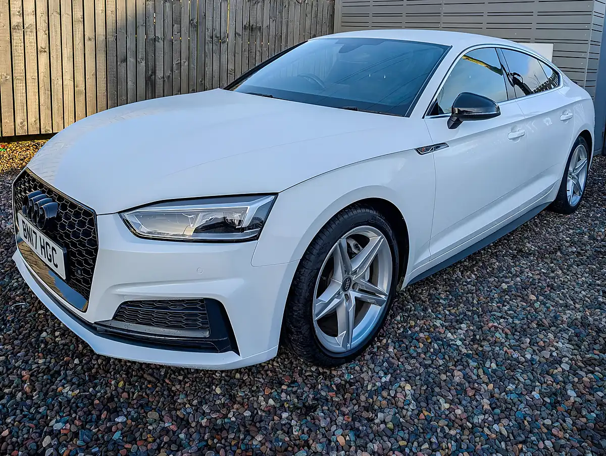 Used 2017 Audi A5 S Line White - Interior and Exterior details 12