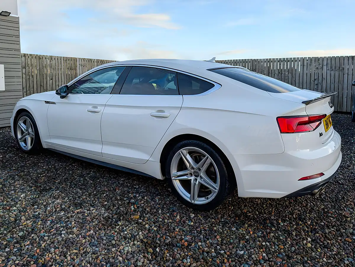 Used 2017 Audi A5 S Line White - Interior and Exterior details 13