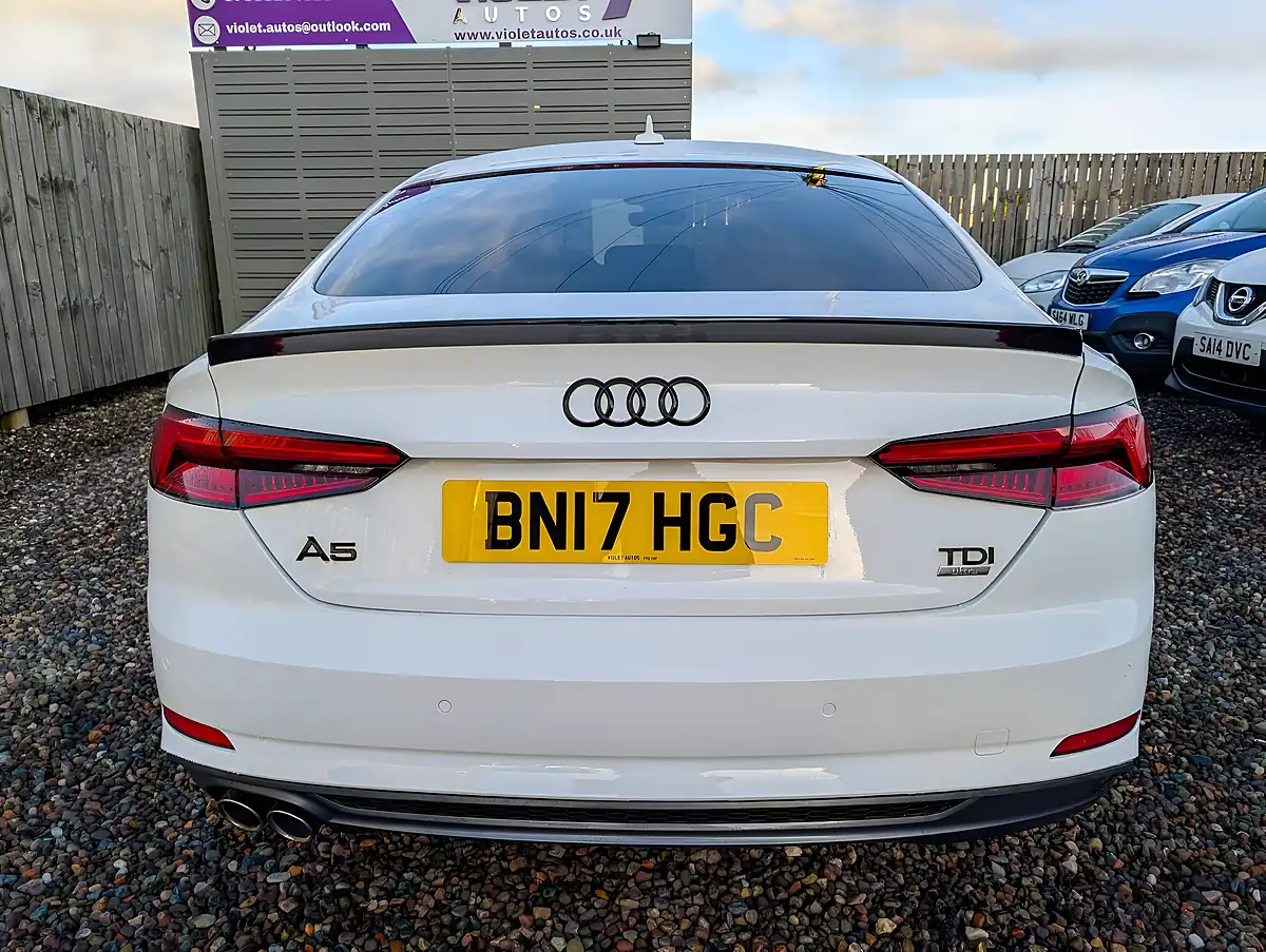 Used 2017 Audi A5 S Line White - Interior and Exterior details 15