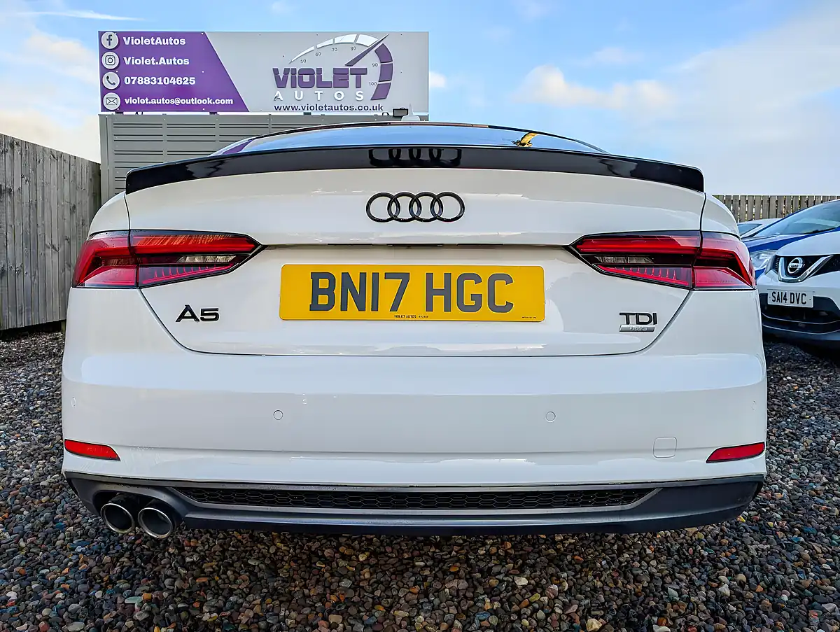 Used 2017 Audi A5 S Line White - Interior and Exterior details 16