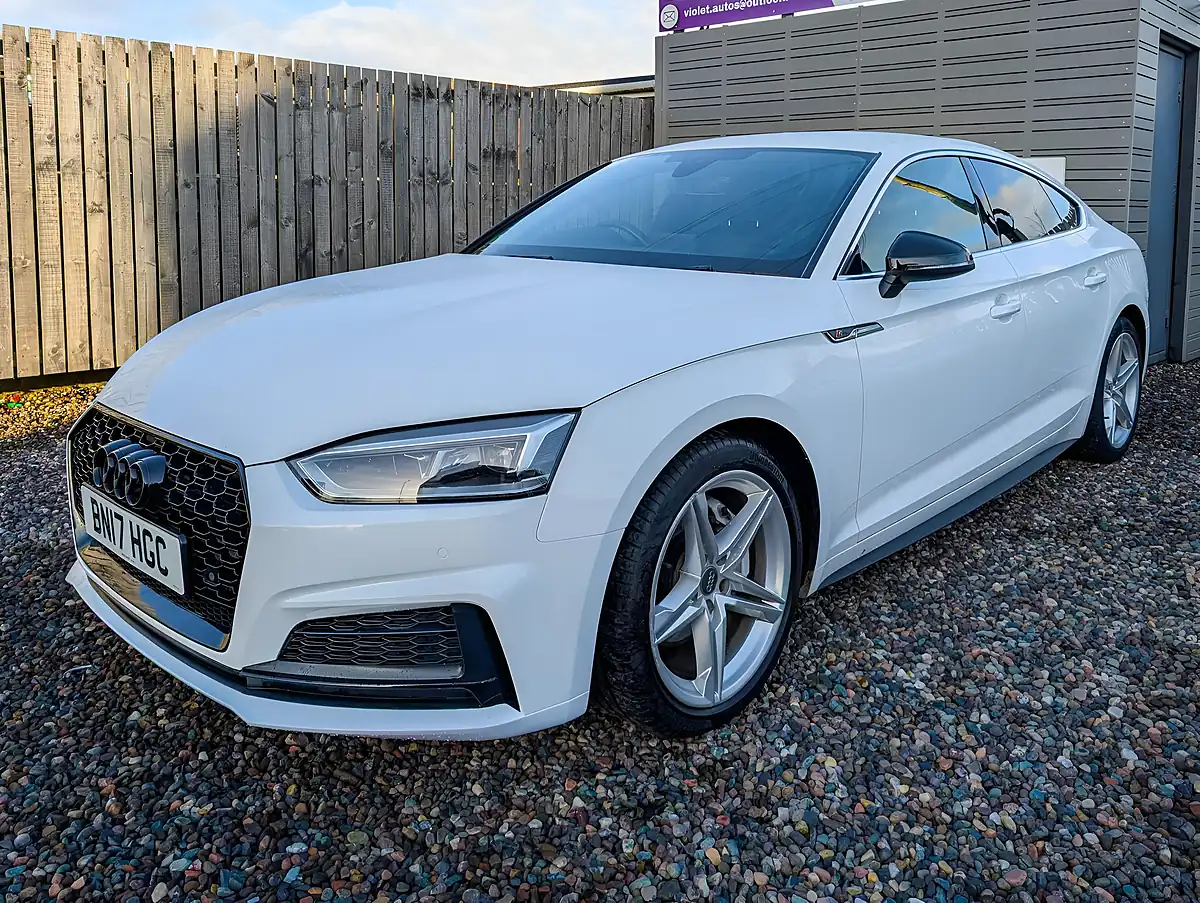 Used 2017 Audi A5 S Line White - Interior and Exterior details 3