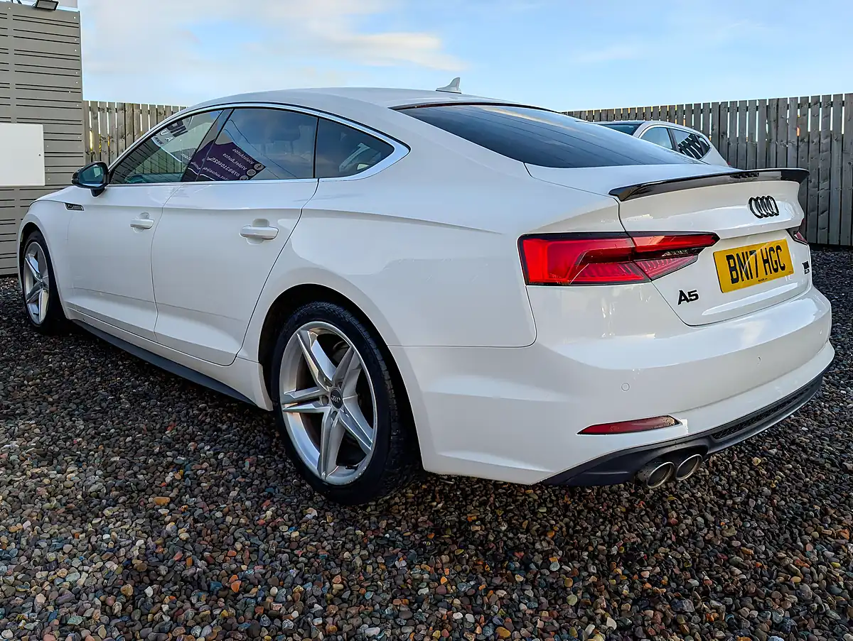 Used 2017 Audi A5 S Line White - Interior and Exterior details 4