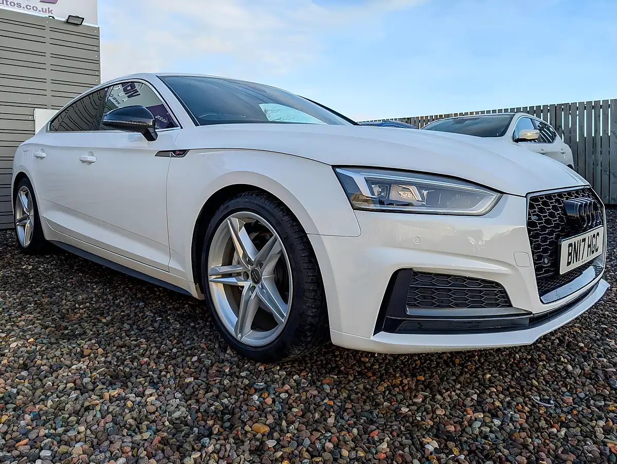 Used 2017 Audi A5 S Line White - Interior and Exterior details 5