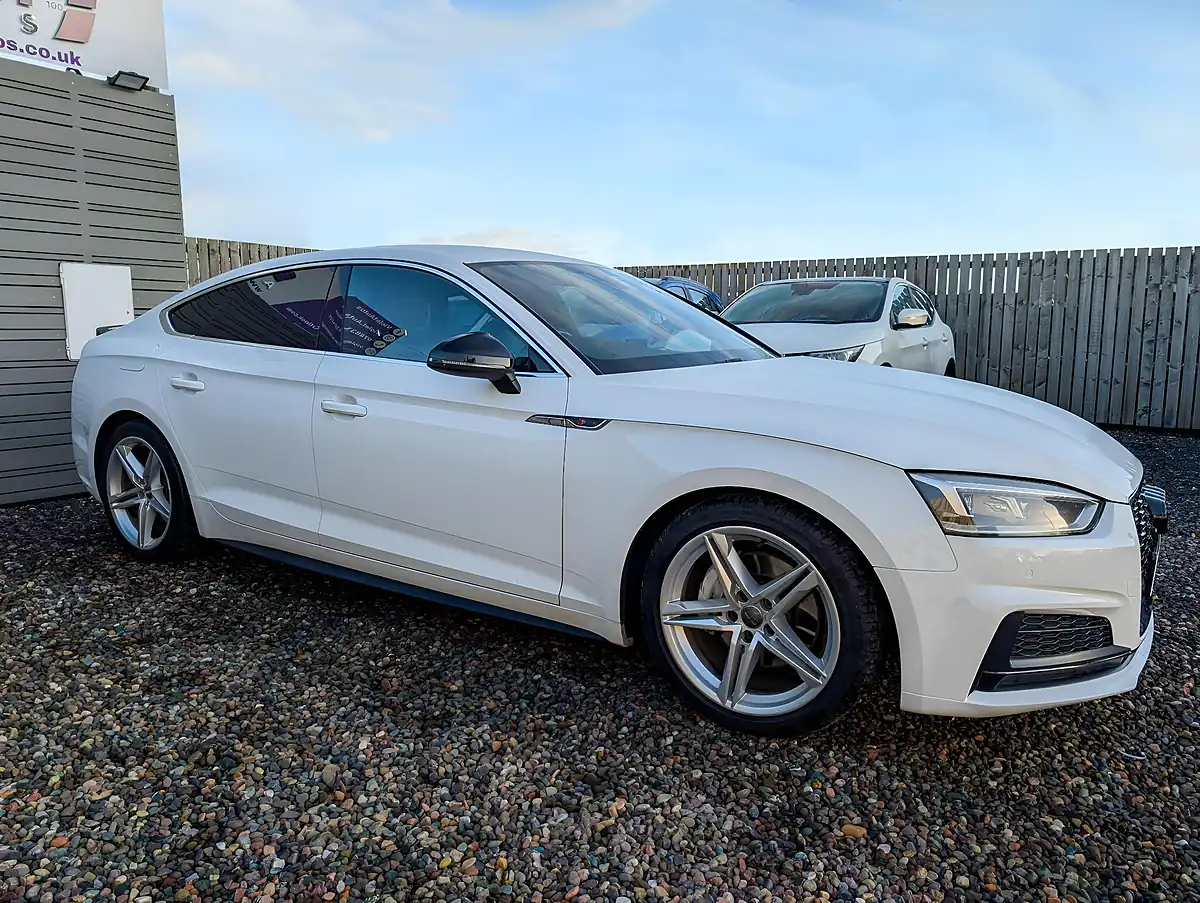 Used 2017 Audi A5 S Line White - Interior and Exterior details 6