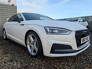 Used 2017 Audi A5 S Line White - Interior and Exterior details 7