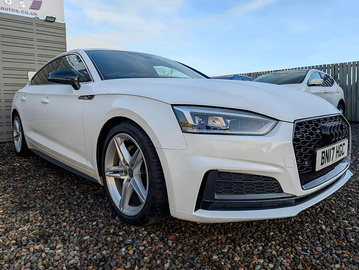 Used 2017 Audi A5 S Line White - Interior and Exterior details 7