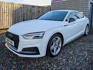 Used 2017 Audi A5 S Line White - Interior and Exterior details 9