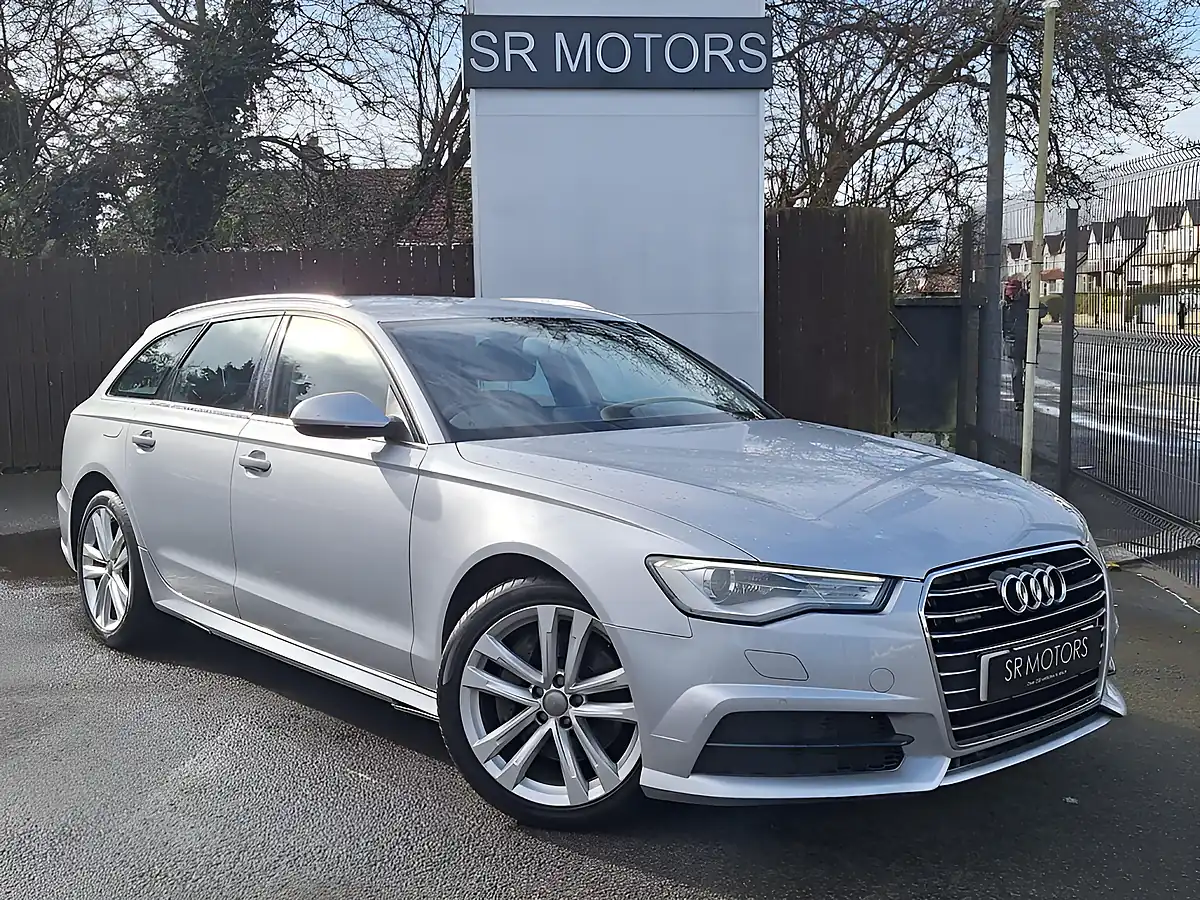 Used 2017 Audi A6 Avant Se Executive Silver - Front View