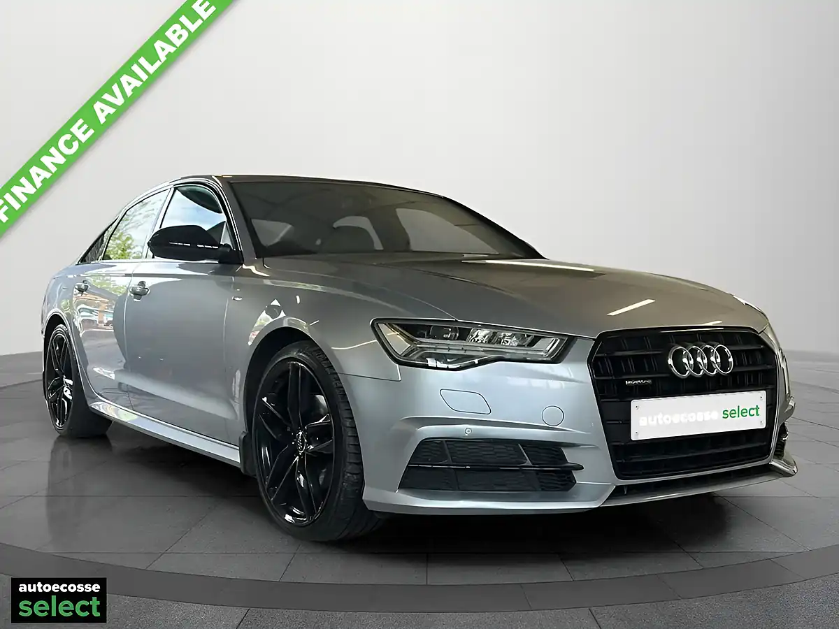 Used 2017 Audi A6 Black Edition Silver - Front View