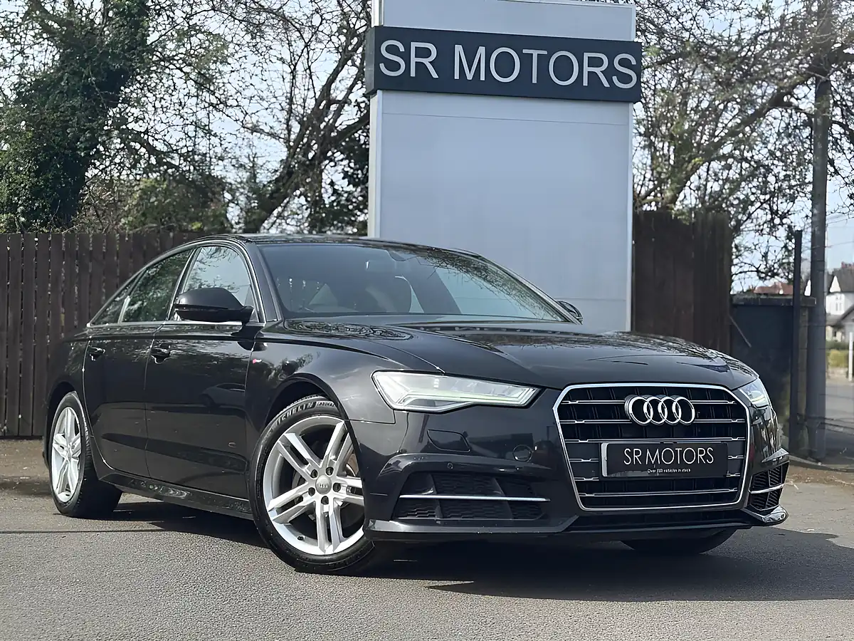 Used 2017 Audi A6 S Line Black - Front View