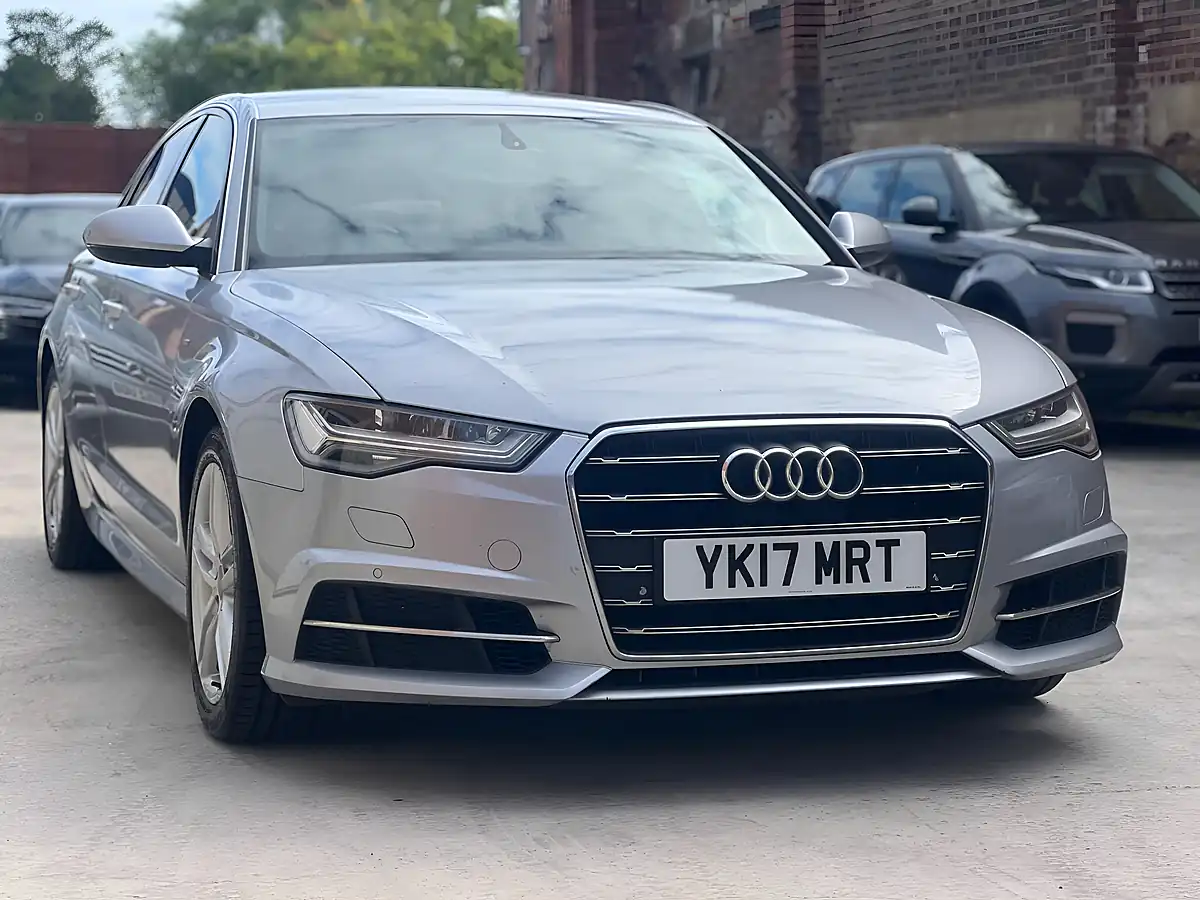 Used 2017 Audi A6 S Line Silver - Front View