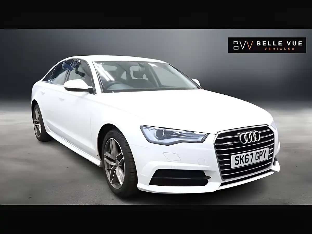 Used 2017 Audi A6 Se Executive White - Front View