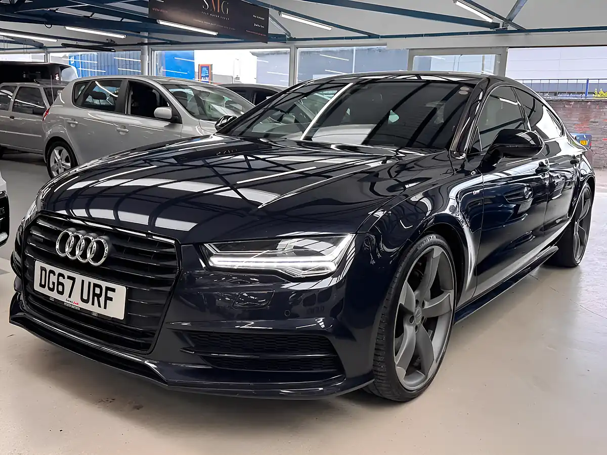 Used 2017 Audi A7 Black Edition Blue - Interior and Exterior details 2