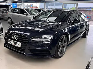 Used 2017 Audi A7 Black Edition Blue - Interior and Exterior details 4