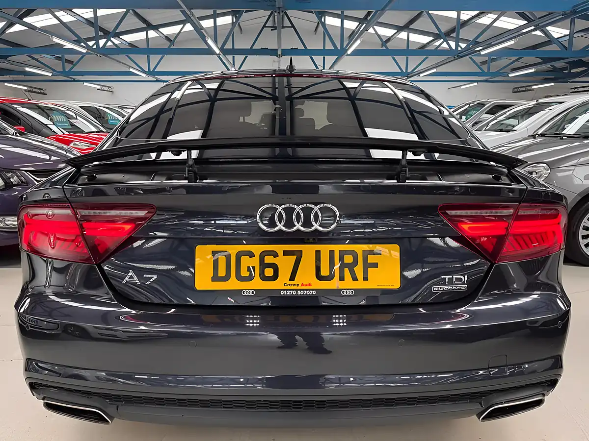 Used 2017 Audi A7 Black Edition Blue - Interior and Exterior details 8