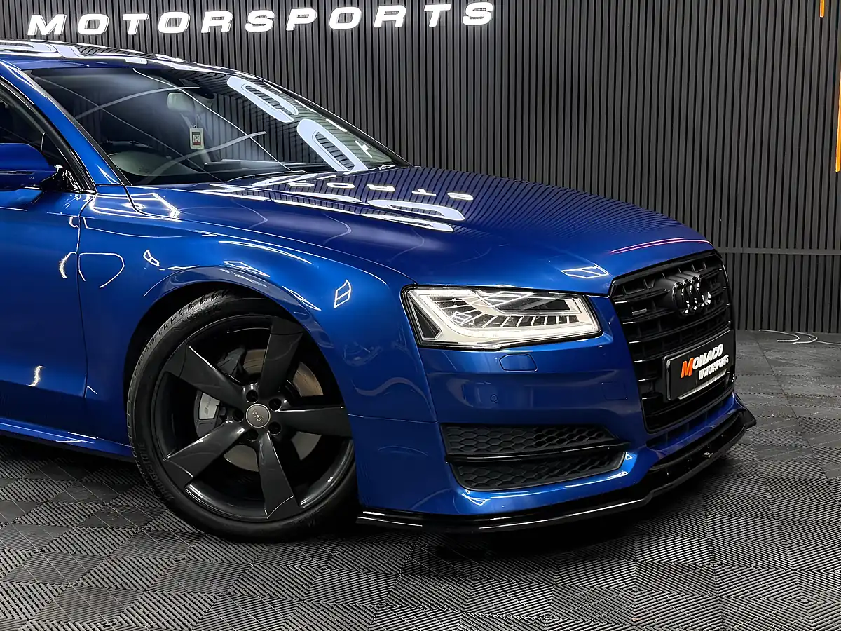Used 2017 Audi A8 Black Edition Blue - Interior and Exterior details 2