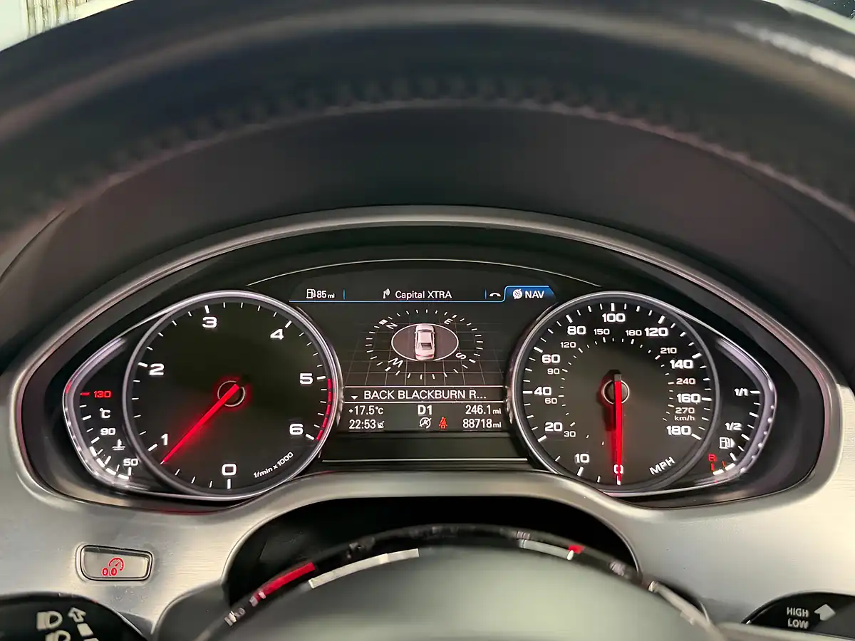 Used 2017 Audi A8 Black Edition Blue - Interior and Exterior details 20