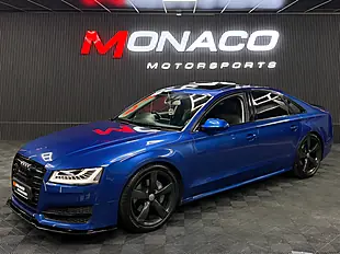 Used 2017 Audi A8 Black Edition Blue - Interior and Exterior details 5