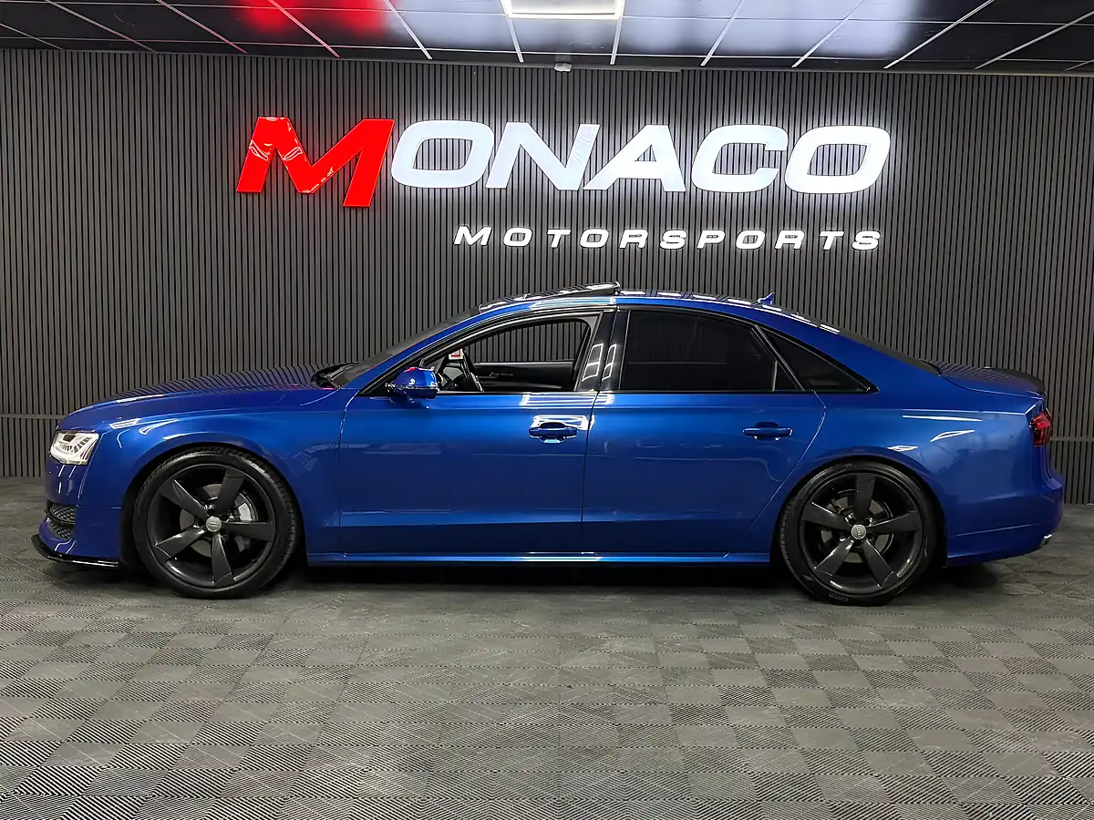Used 2017 Audi A8 Black Edition Blue - Interior and Exterior details 6