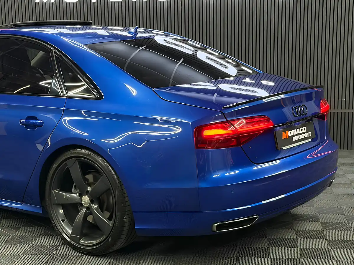 Used 2017 Audi A8 Black Edition Blue - Interior and Exterior details 7
