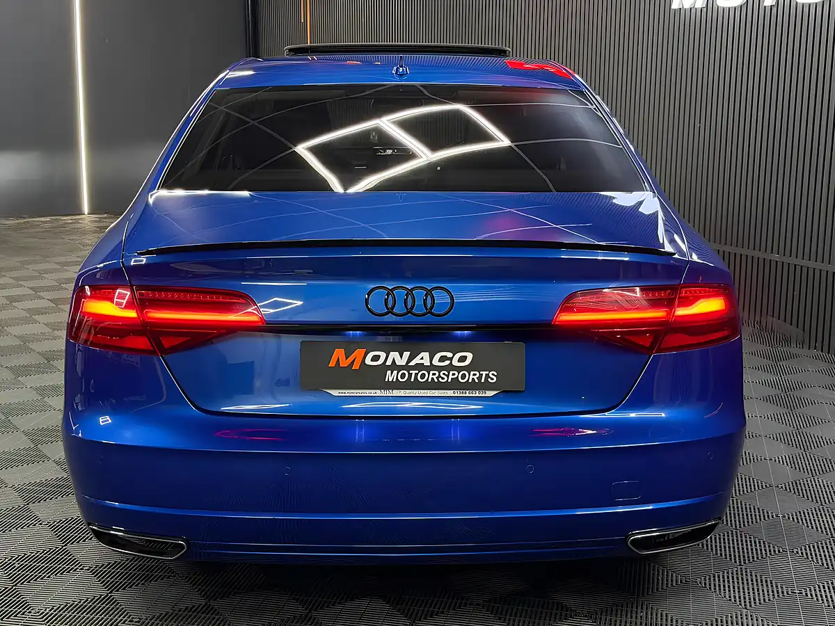 Used 2017 Audi A8 Black Edition Blue - Interior and Exterior details 8