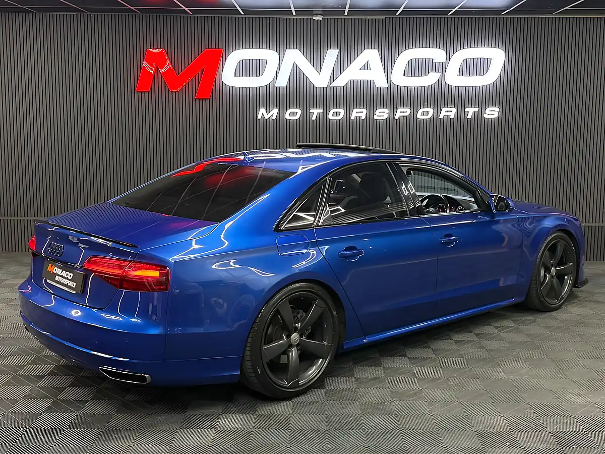Used 2017 Audi A8 Black Edition Blue - Interior and Exterior details 9