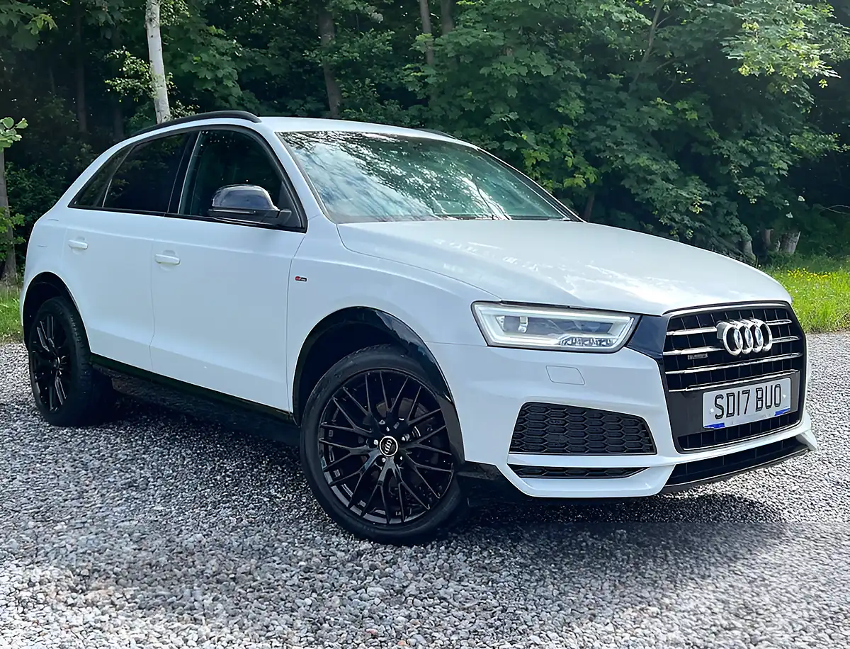 Used 2017 Audi Q3 Black Edition Glacier White - Front View