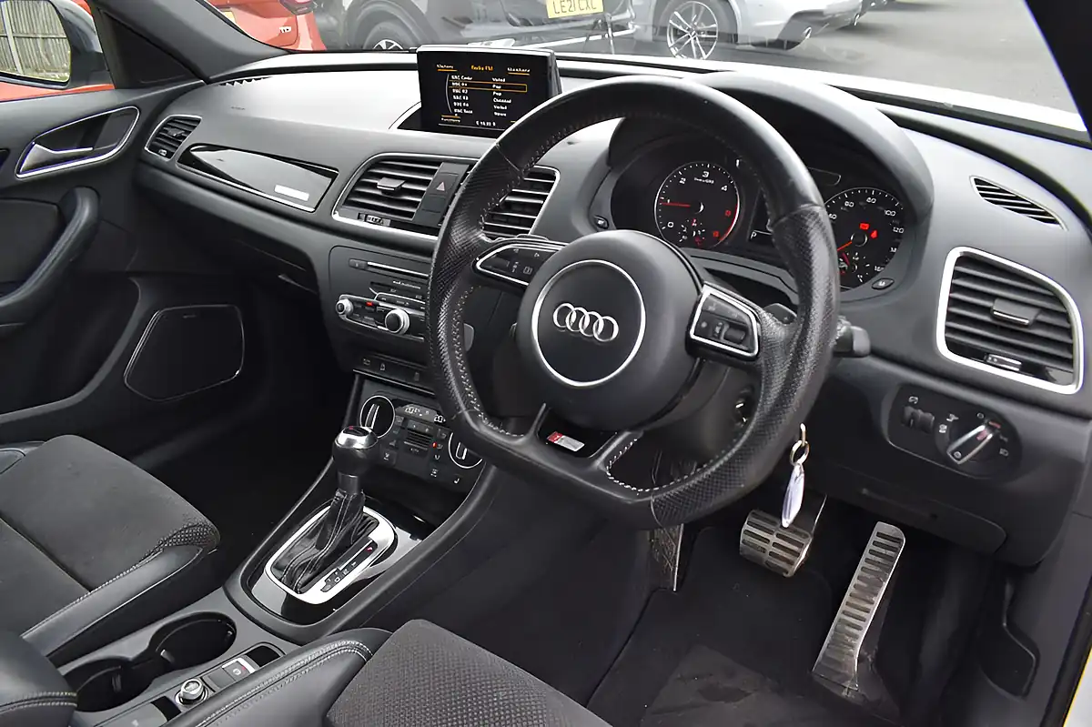 Used 2017 Audi Q3 Black Edition S Line Glacier White - Interior and Exterior details 11