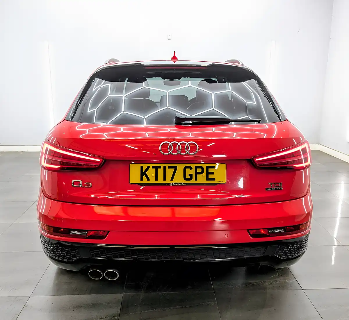 Used 2017 Audi Q3 Black Edition Shiraz Red - Interior and Exterior details 7