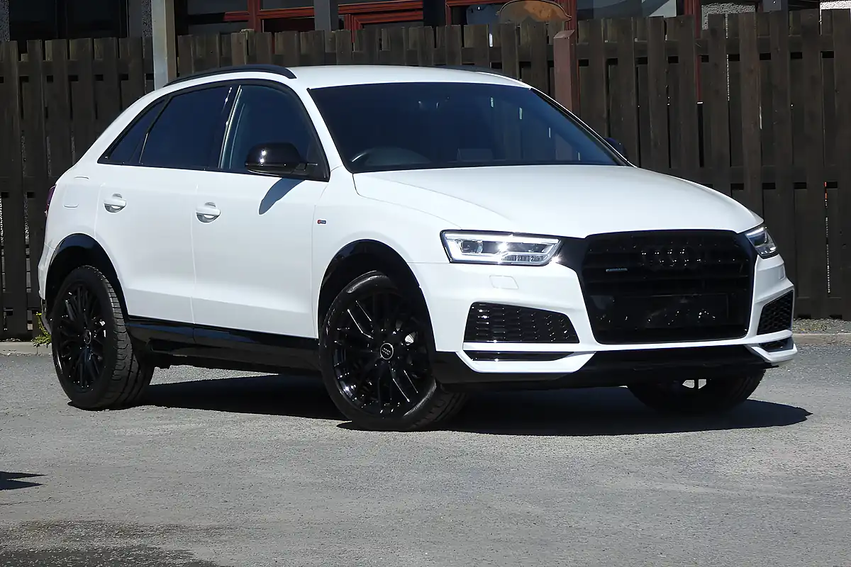 Used 2017 Audi Q3 Black Edition White - Front View