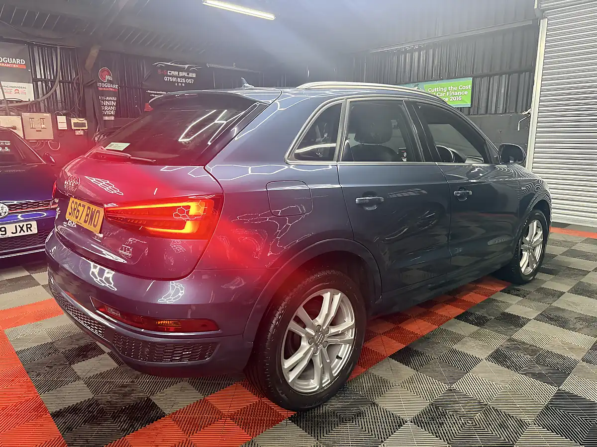 Used 2017 Audi Q3 S Line Edition Blue - Interior and Exterior details 11