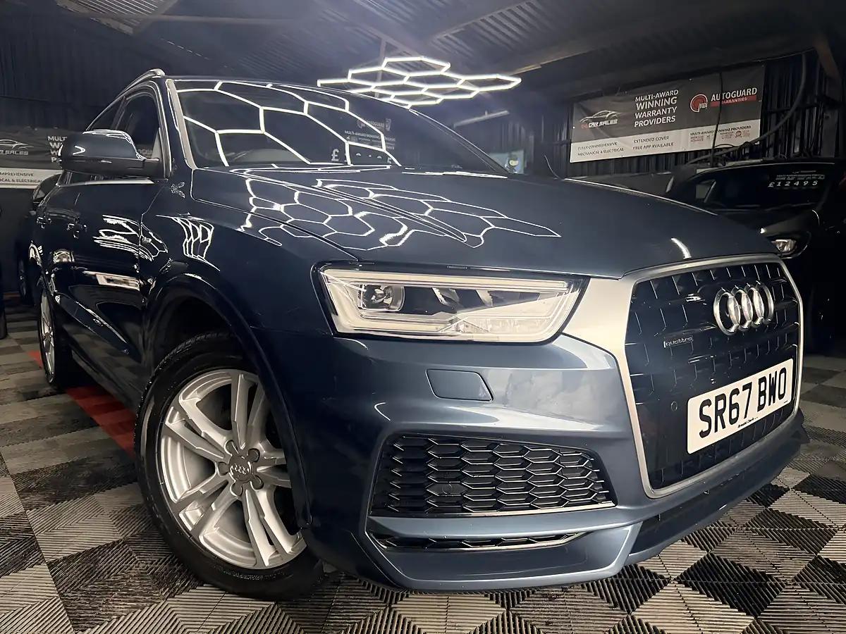 Used 2017 Audi Q3 S Line Edition Blue - Interior and Exterior details 2