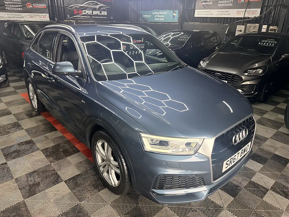 Used 2017 Audi Q3 S Line Edition Blue - Interior and Exterior details 6