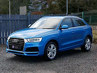 Used 2017 Audi Q3 S Line Edition Blue - Interior and Exterior details 4