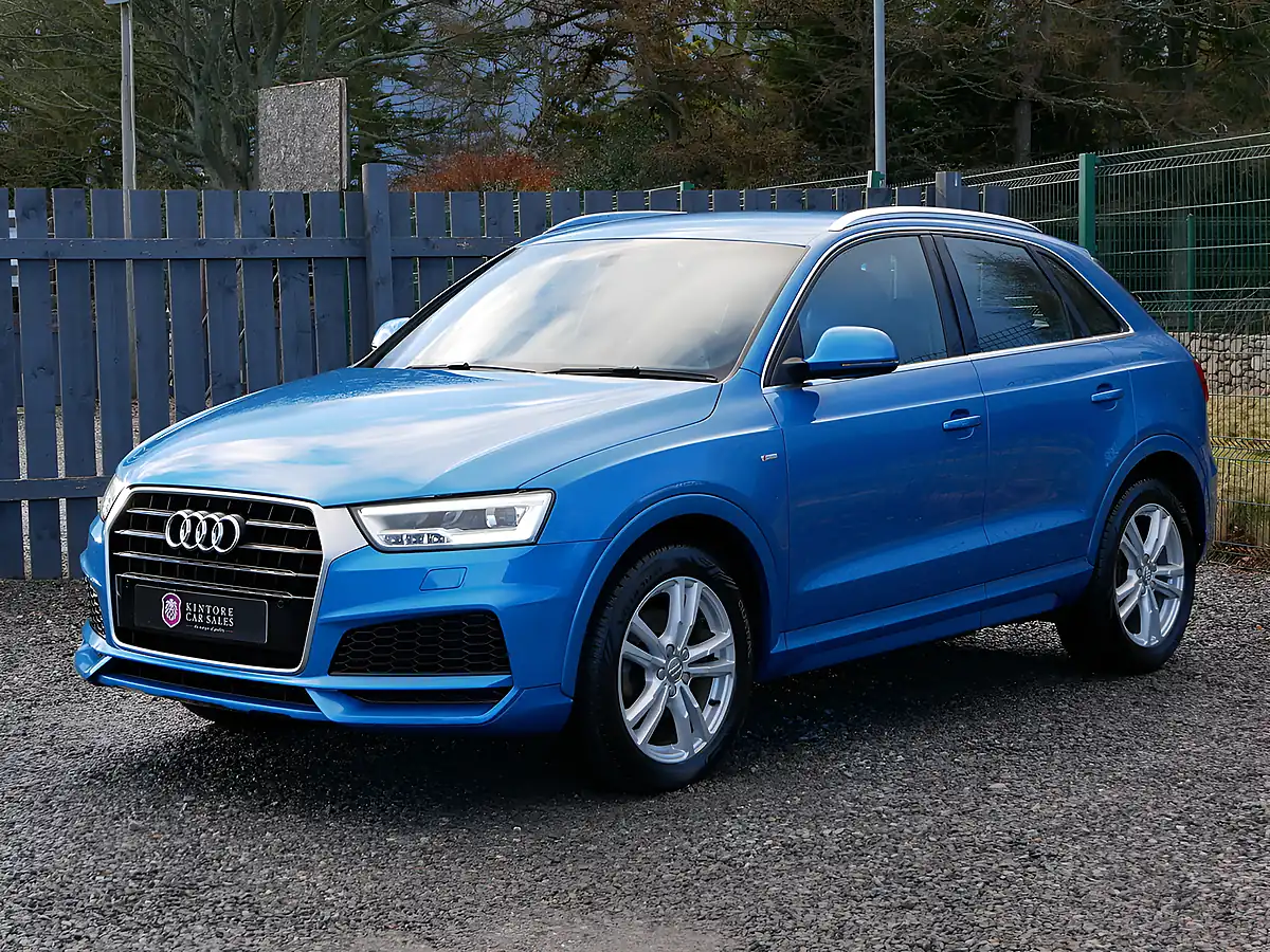 Used 2017 Audi Q3 S Line Edition Blue - Interior and Exterior details 4