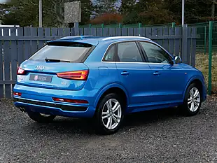 Used 2017 Audi Q3 S Line Edition Blue - Interior and Exterior details 9