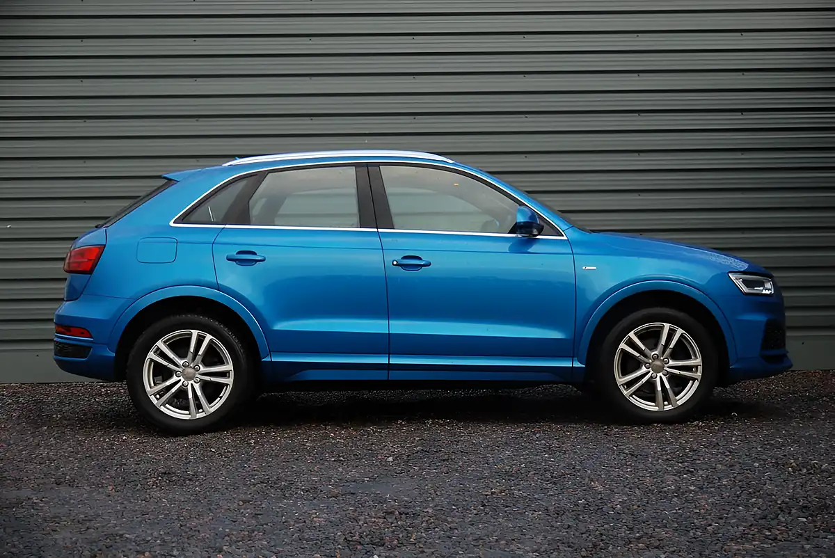 Used 2017 Audi Q3 S Line Edition Blue - Interior and Exterior details 2