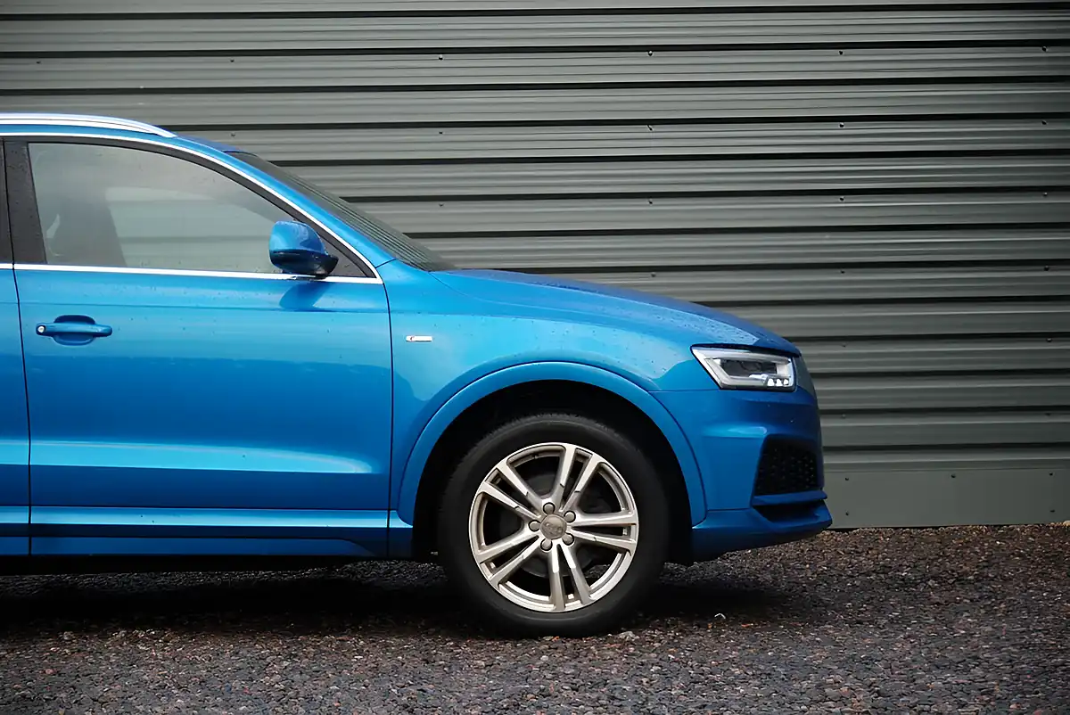 Used 2017 Audi Q3 S Line Edition Blue - Interior and Exterior details 3