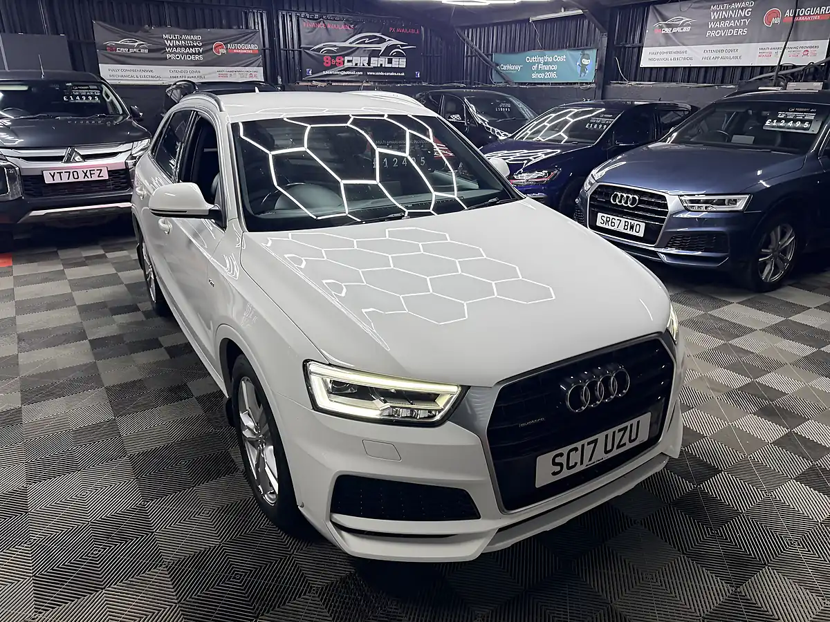 Used 2017 Audi Q3 S Line Edition White - Interior and Exterior details 11