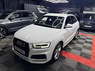 Used 2017 Audi Q3 S Line Edition White - Interior and Exterior details 8