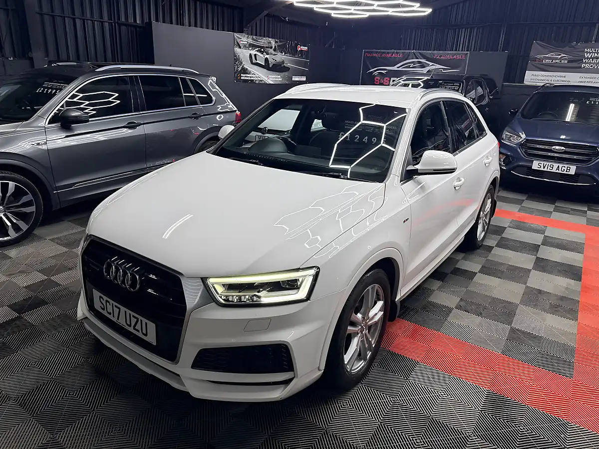 Used 2017 Audi Q3 S Line Edition White - Interior and Exterior details 8