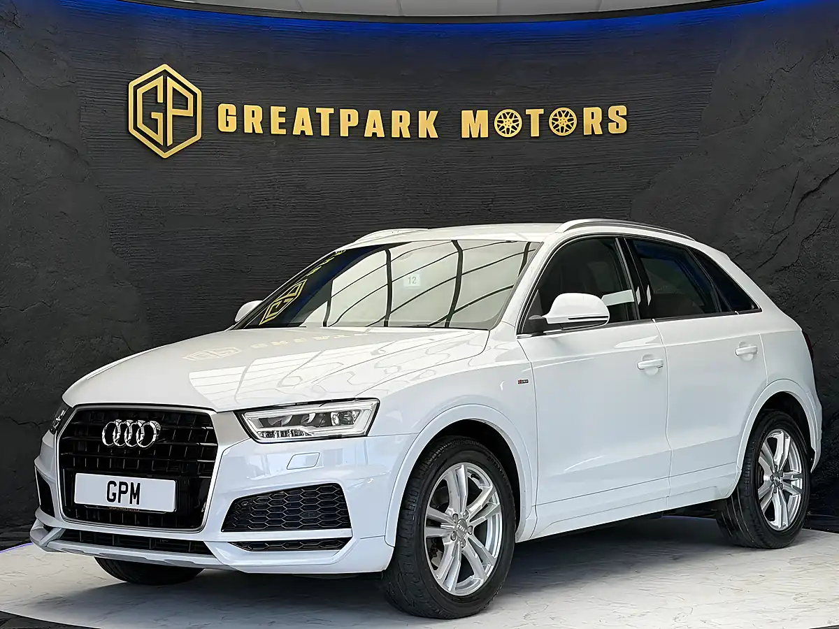 Used 2017 Audi Q3 S Line Edition White - Front View