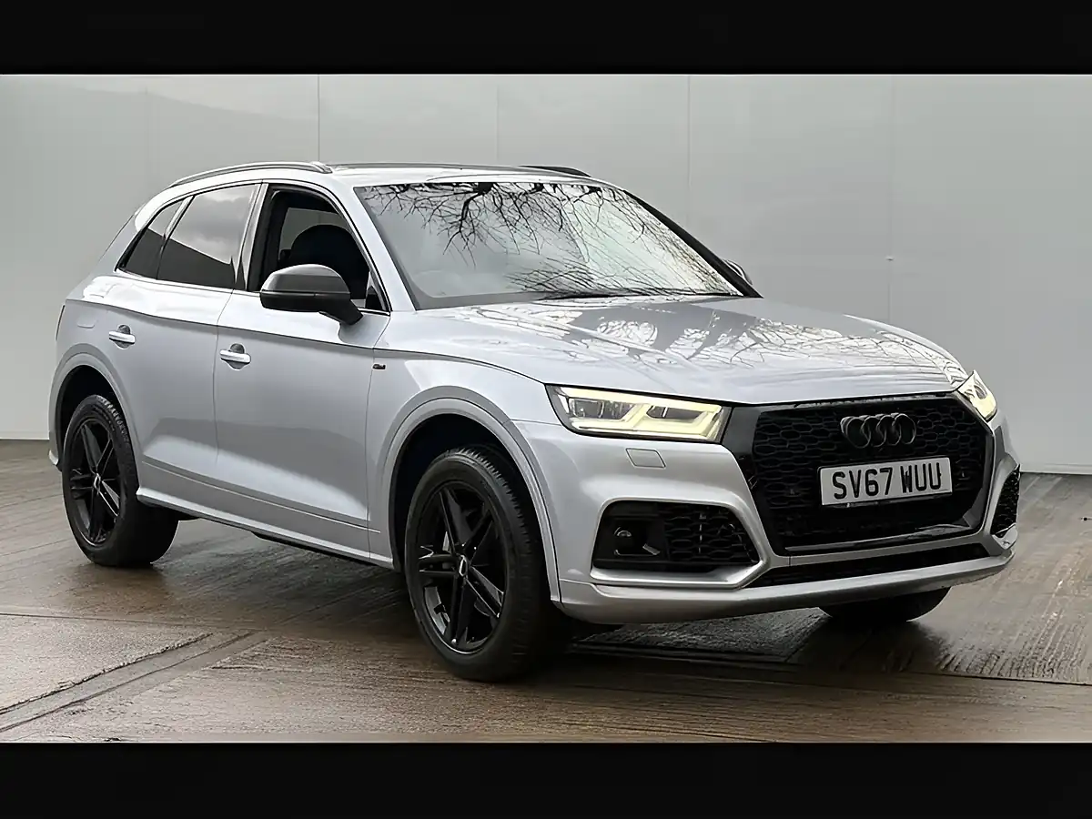 Used 2017 Audi Q5 S Line Floret Silver - Front View