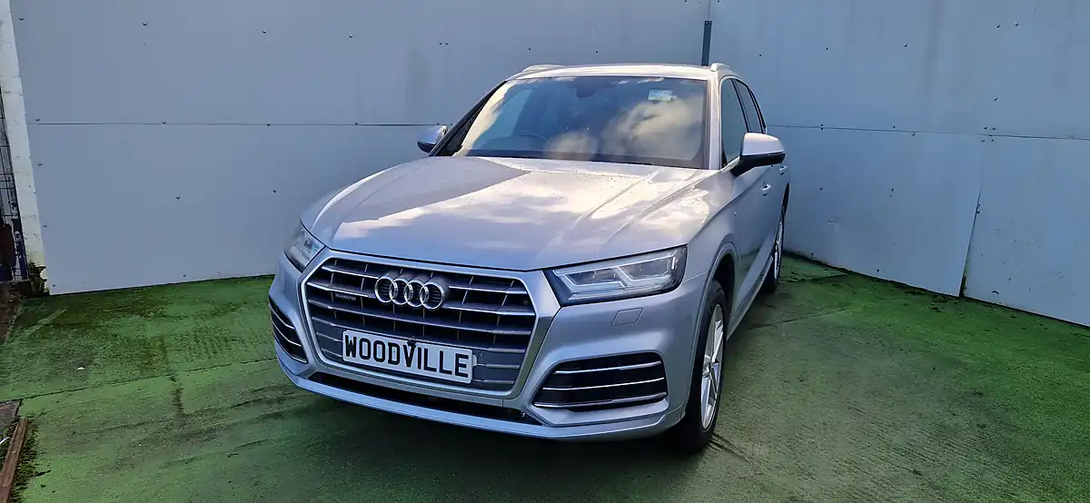 Used 2017 Audi Q5 S Line Silver - Front View