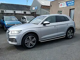 Used 2017 Audi Q5 S Line Silver - Interior and Exterior details 2