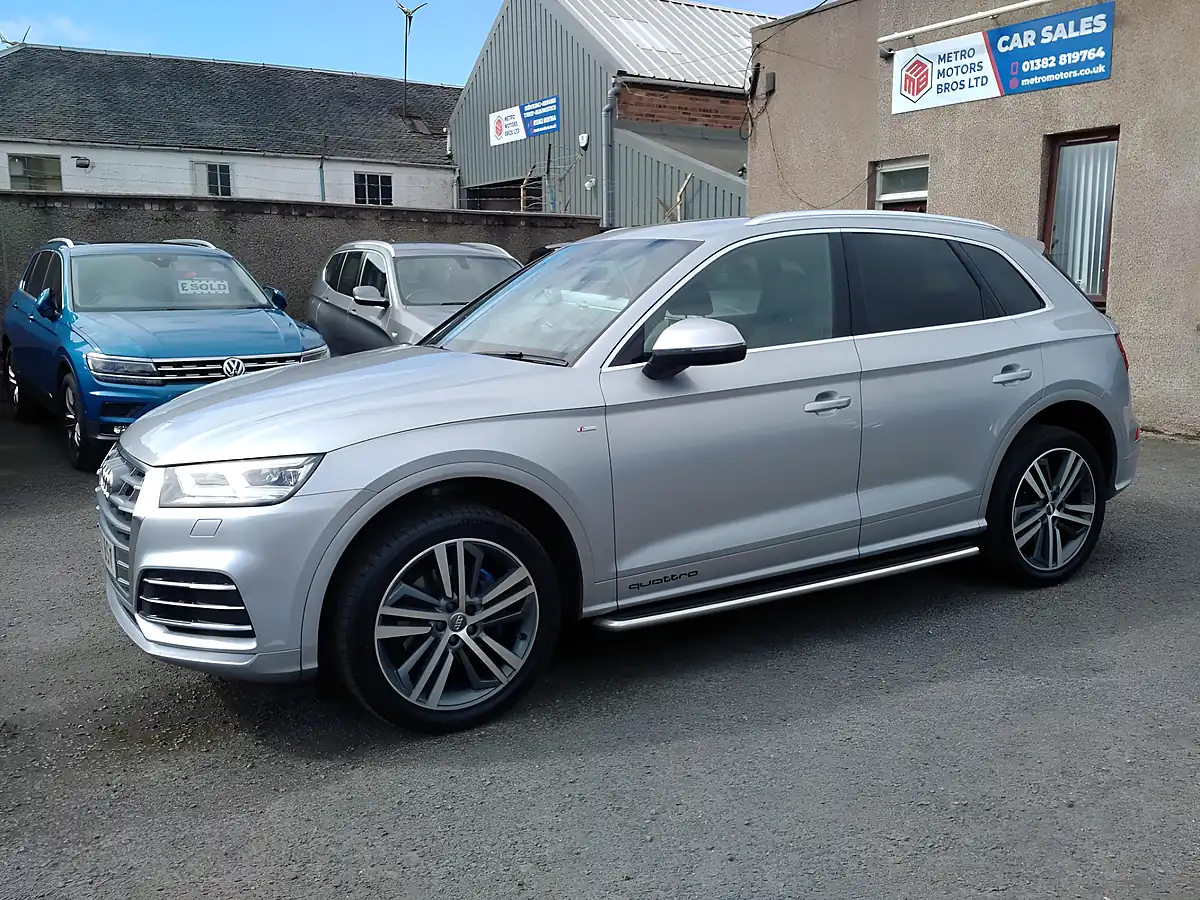 Used 2017 Audi Q5 S Line Silver - Interior and Exterior details 2