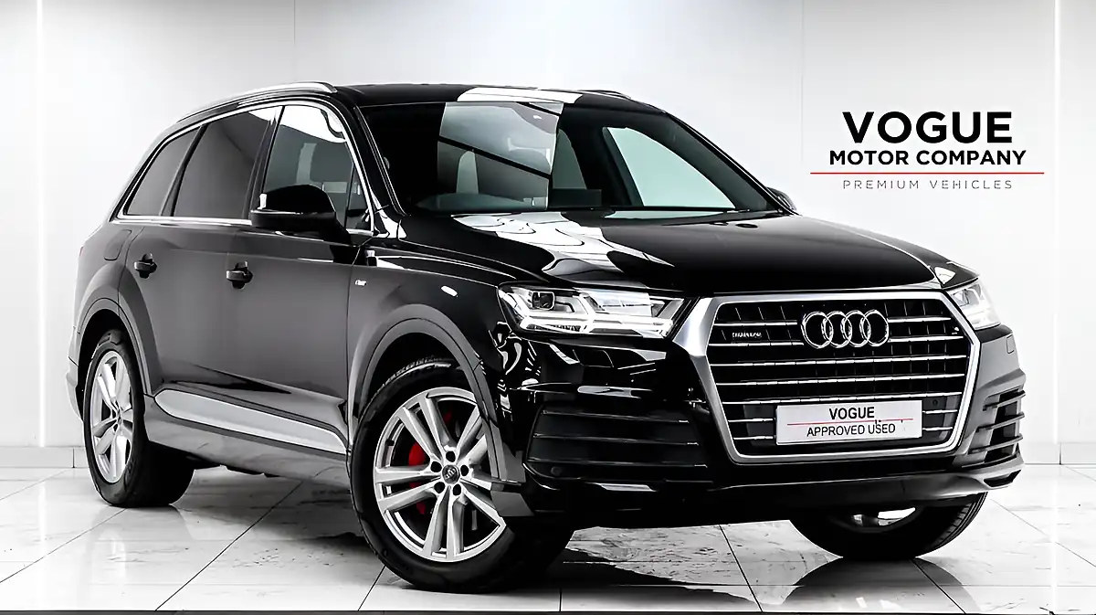 Used 2017 Audi Q7 S Line Black - Front View